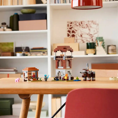 LEGO Blocos de Montar Meu Mundo Posto Avançado Predador e Blocos de Montar Clássicos Predador Brinquedos Presentes Infantis