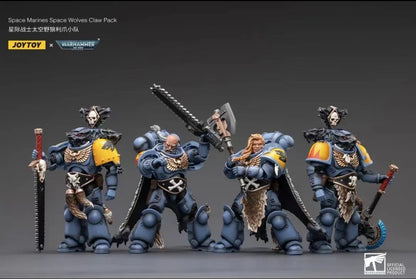 1/18 JOYTOY Action Figure 40K The Horus Heresy Space Wolves Figures And Mechas Logan Ghostwolf Anime Model Toy