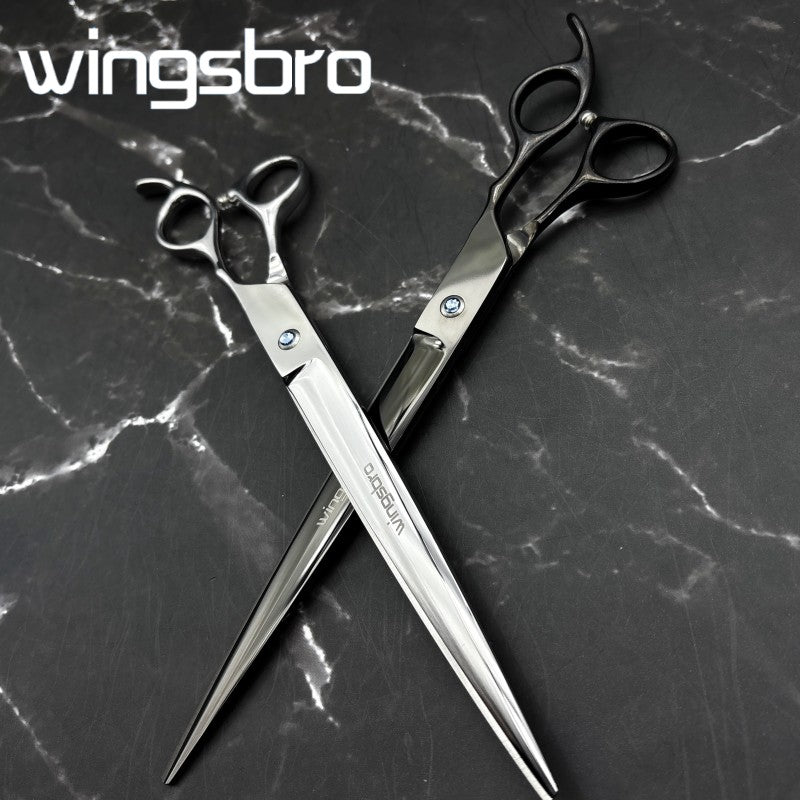 wingsbro 9 polegadas Profissional para Tosa de Cães Tesoura para Pet Shop para Tosadores de Cães Estilista de Cães