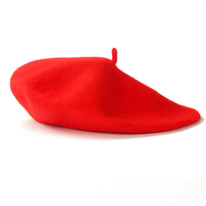 Boina Quente Multicolorida de Lã Grossa Inverno Outono Artista Retrô Francesa Lisa Chapéu de Pintor Para Mulheres Meninas Gorros Quentes Para Caminhada ao Ar Livre
