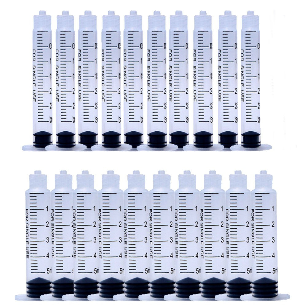 20 seringas de 3ml/5ml sem haste para rosca de agulha, para Mesoterapia (Hydrolifting), embaladas individualmente para Injetor EZ
