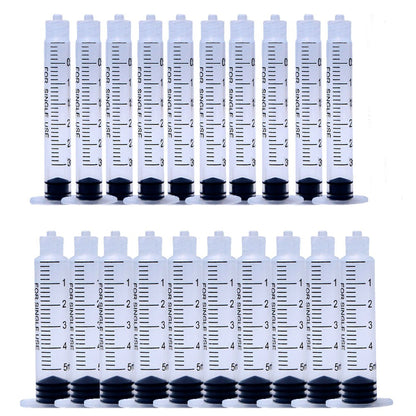 20 seringas de 3ml/5ml sem haste para rosca de agulha, para Mesoterapia (Hydrolifting), embaladas individualmente para Injetor EZ