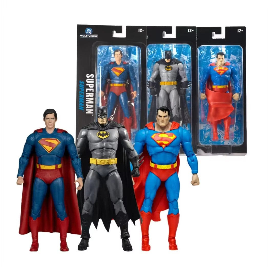McFarlane Toys DC Multiverse Blister Card Batman/Superman Movie 2025/Hush Superman 7" Action Figures Model Doll Garage Kit