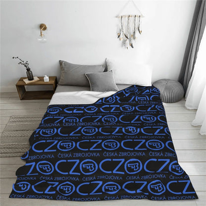Ceska Zbrojovka CZ Blankets Flannel Sofa Throw Blanket Multi-function for Couch Bedding Outdoor Throws Bedspread Quilt