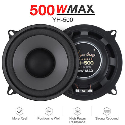 Automotivo Áudio para Carro Tunado Alto-falante de Grave Médio e Pesado Ultrafino Buzina de Alto-falante Modificado 6 Polegadas 600W 2 Vias Faixa de Frequência Completa
