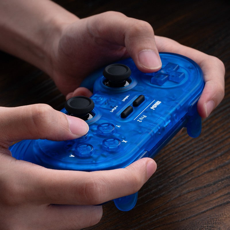 8BitDo Pro 2 Bluetooth Controller Hall Effect Joystick Gamepad for Apple Nintendo Switch 2 PC MacOS Android Steam Deck