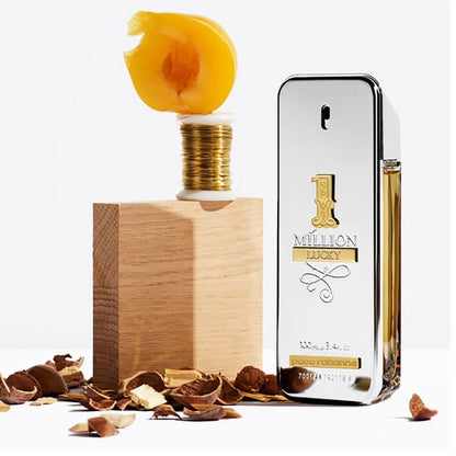 100ml Paco Rabanne Million Lucky Eau de Toilette Spray Perfumes Originais Perfume Amadeirado de Longa Duração Colônia Homme Maquiagem
