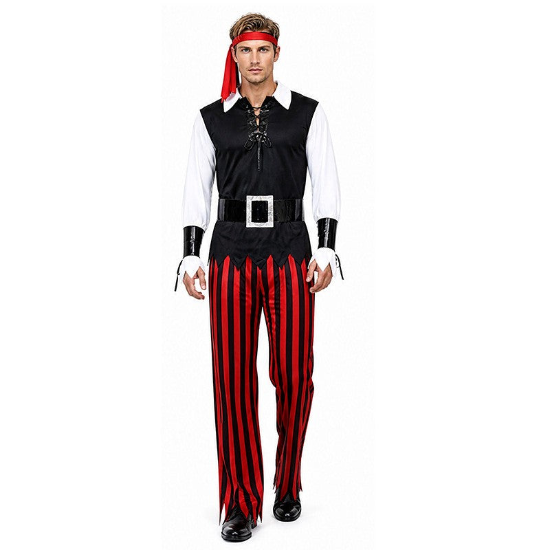 Adult Vintage Pirate Cosplay Full Set Gothic Party Costume For Masquerade Carnival Stage Theme Photoshoot Halloween Cosplay