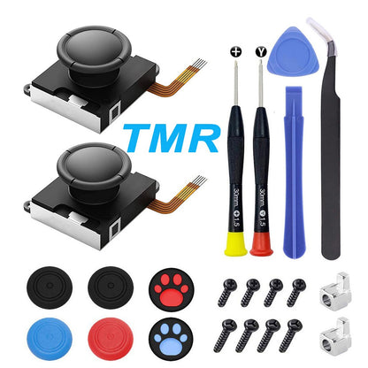 TMR Hall Joystick for Nintendo Switch/OLED/Lite Joy-Con, Zero Drift Hall Effect Joystick Replacement for Switch Controller
