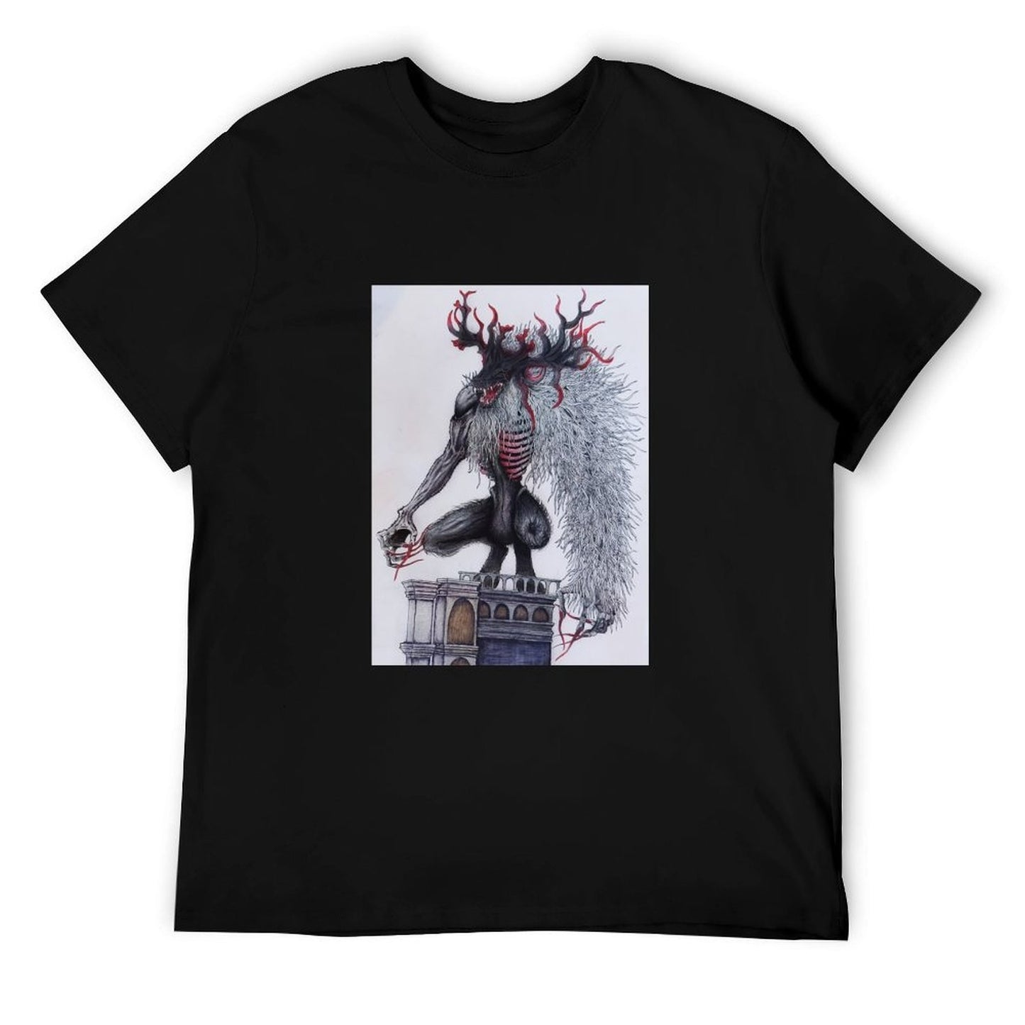 Bloodborne Cleric Beast T-Shirt black cotton t-shirt plain for man package t shirt man luxury t shirts for man slim fit T-Shirt