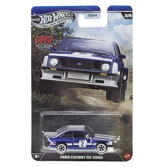 Authentic Hot Wheels Rally Car Gdg44 Boys' Toy 1/64 Diecast Audi Honda Ford Datsun Lancia Rally Model Vehicle Silver Series Gift 2026 New Original Model Vehicle