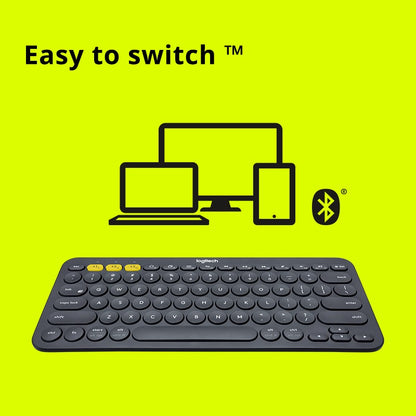 Teclado sem Fio Bluetooth Logitech K380 Vermelho para Tablet iPad Escritório