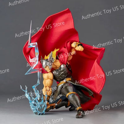 AC Toys New First Batch Thor Anime Figurine Amazing Yamaguchi Revoltech Kaiyodo Anime Action Figure Collectible Model Gift Toy
