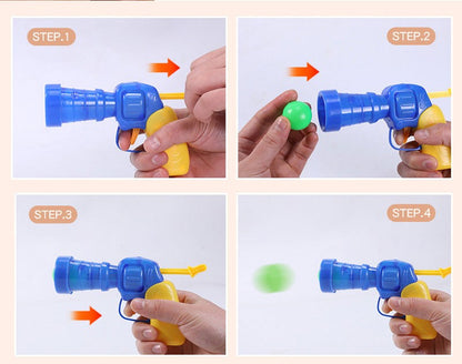 Bola de Pelúcia Atiradora de Gatos Aliviando a Depressão Brinquedo para Gatos Bola Silenciosa Mini Jogos de Armas Atiradoras de Bolas de Pelúcia Suprimentos para Animais de Estimação