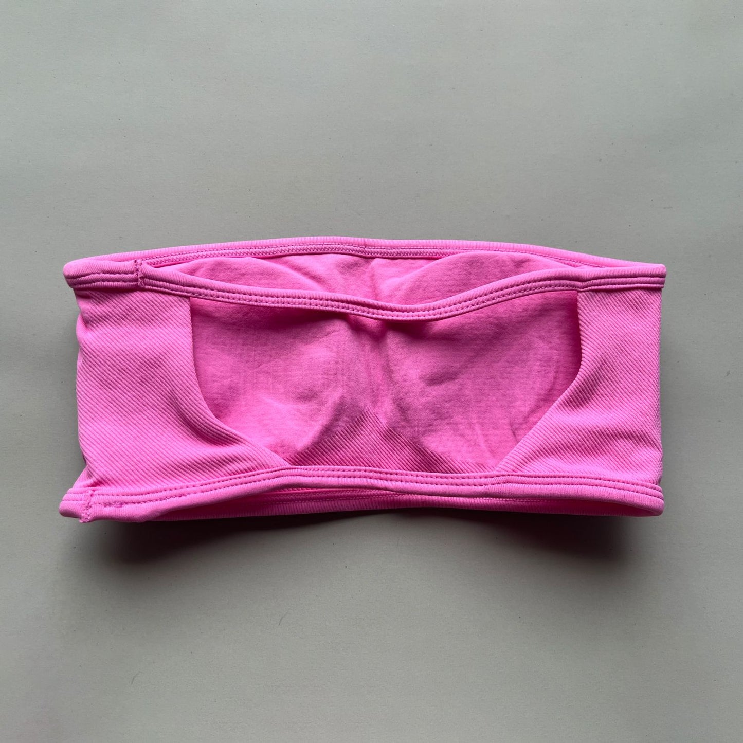 NO LOGO Backless Bandeau Sports Bra Gym Women Top Crop Tube Yoga Tops Halter Sports Seamless Bras Scrunch Workout Yoga Tank