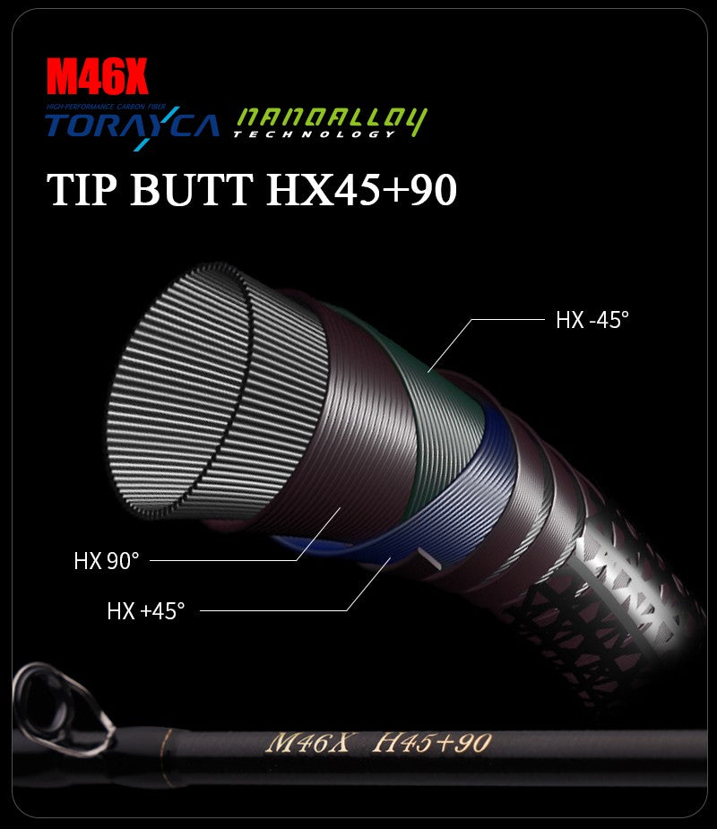 PURELURE NDMBLS Toray M46X 0.5-12g Isca Macia Ação EXF Armação FUJI de Titânio e Anel SIC Ponta Sólida de Carbono Perca Black Bass Lúcio Lúcio-Perca