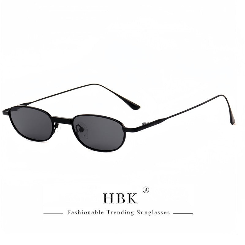 Óculos de Sol HBK New Retrô Polarizados Masculino Armação Pequena Lentes Tac Óculos de Sol Punk Feminino Pesca Óculos de Festa ao Ar Livre