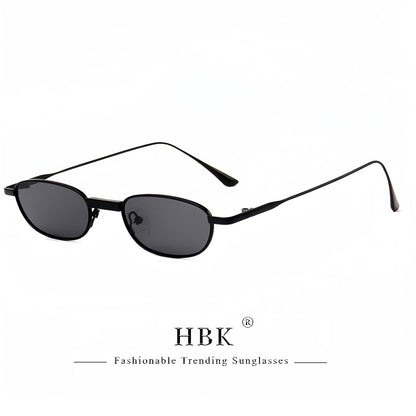 Óculos de Sol HBK New Retrô Polarizados Masculino Armação Pequena Lentes Tac Óculos de Sol Punk Feminino Pesca Óculos de Festa ao Ar Livre