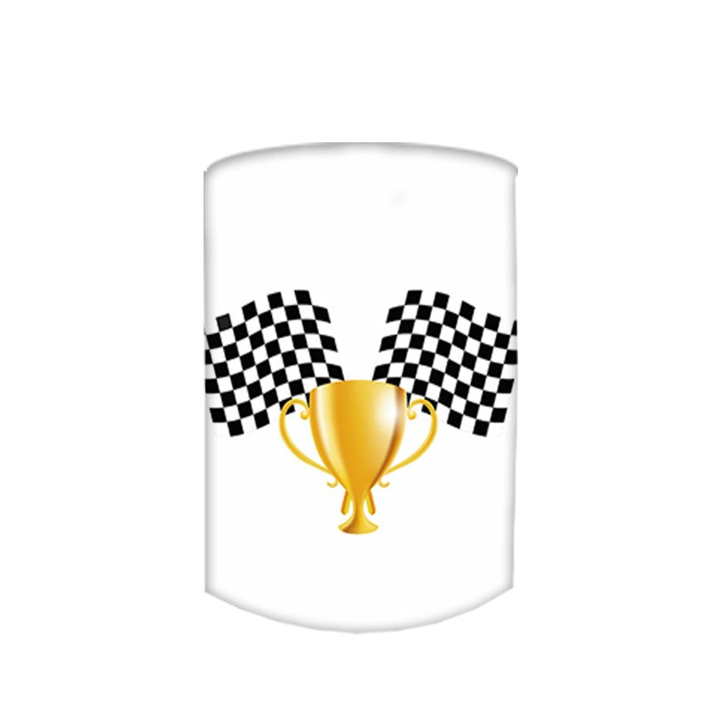 Race Car Theme Cylinder Covers Decor Elastic Racing Party Backdrop Pedestal Cover Baby Shower Birthday Custom Name Desserts