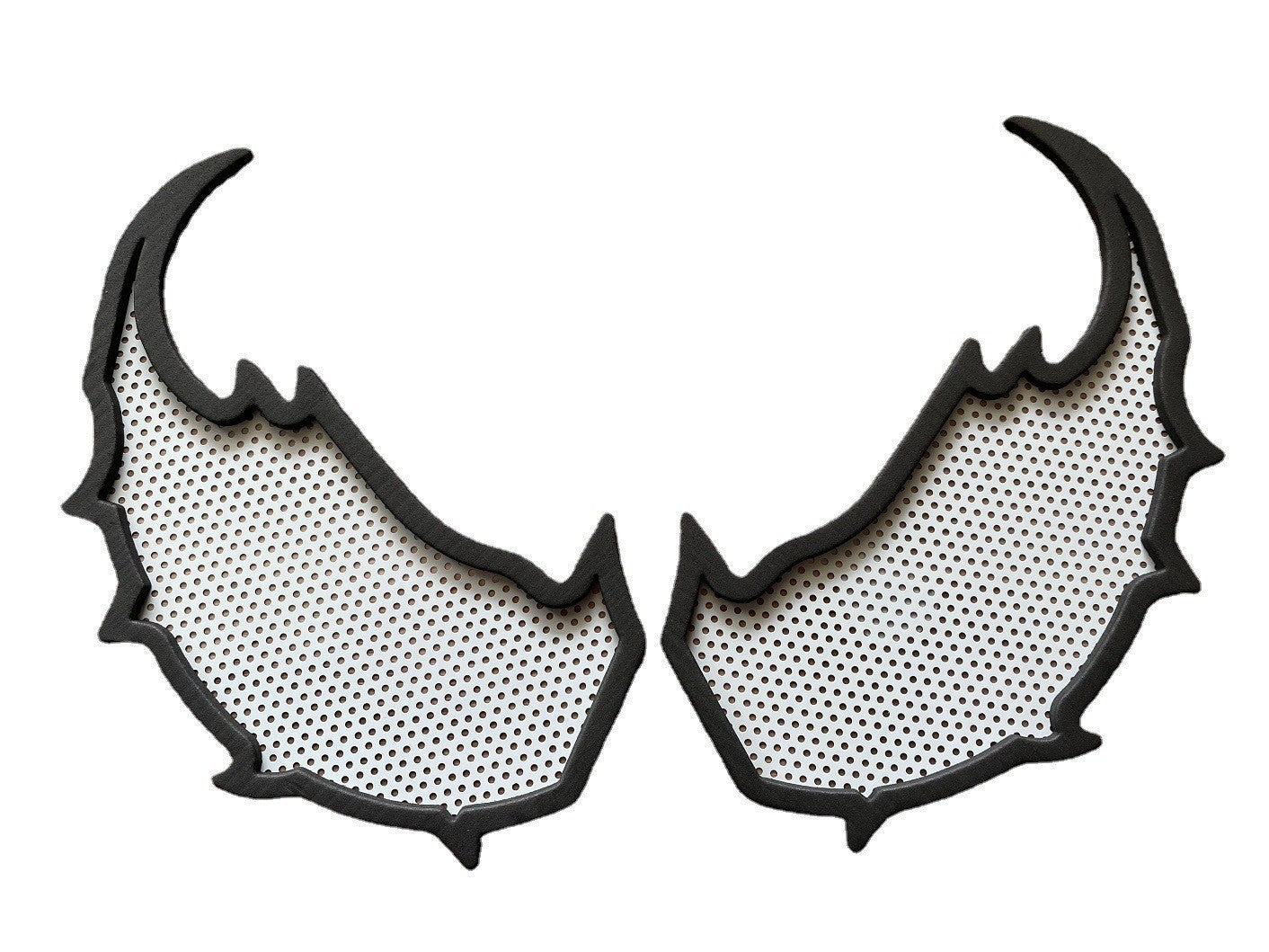 Movie Cosplay Lens Accessories For Super Bodysuit Full Mask Eyeglass Stereoscopic Color Light Halloween Carnival Party Prop Gift