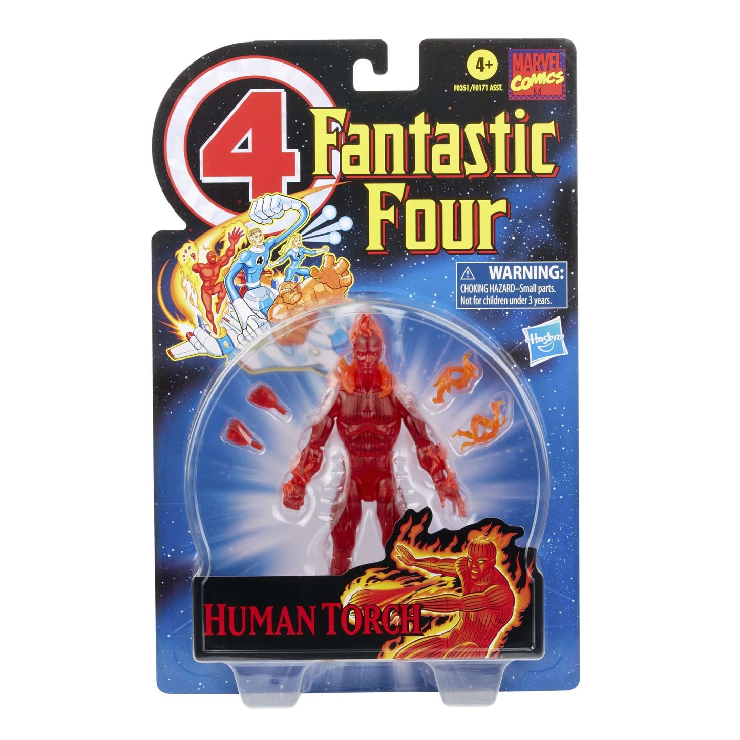Marvel Legends Quarteto Fantástico Retro Onda O Coisa Mulher Invisível Sr. Fantástico Tocha Humana Homem Psico Boneco Articulado 6"