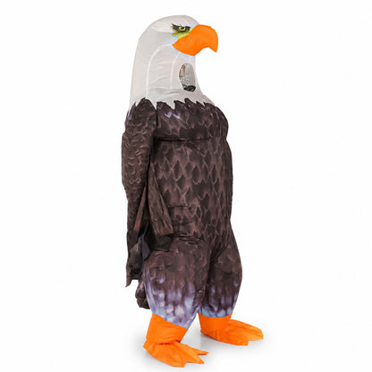 Inflatable Bald Eagle Costume for Adults, Funny Blow Up Eagle Costume, Adult Halloween Costume for Party Cosplay Festivals