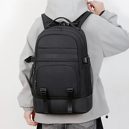 Business Backpack for Men, Simple, Large Capacity, Multifunctional, 17.3inch Laptop Backpack, Student Fashion, Business Trip Travel Bag, Sports