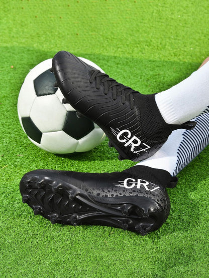 Professional Mens Soccer Shoes Women Football Boots Studded Society Turf Cleats Adults TF/FG Training High-Quality Sneakers