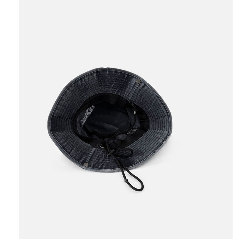 Chapéu de Montanhismo Masculino e Feminino de Algodão Lavado Vintage Bordado Chapéu de Pescador Proteção Solar para o Ar Livre Chapéu de Cowboy Ocidental