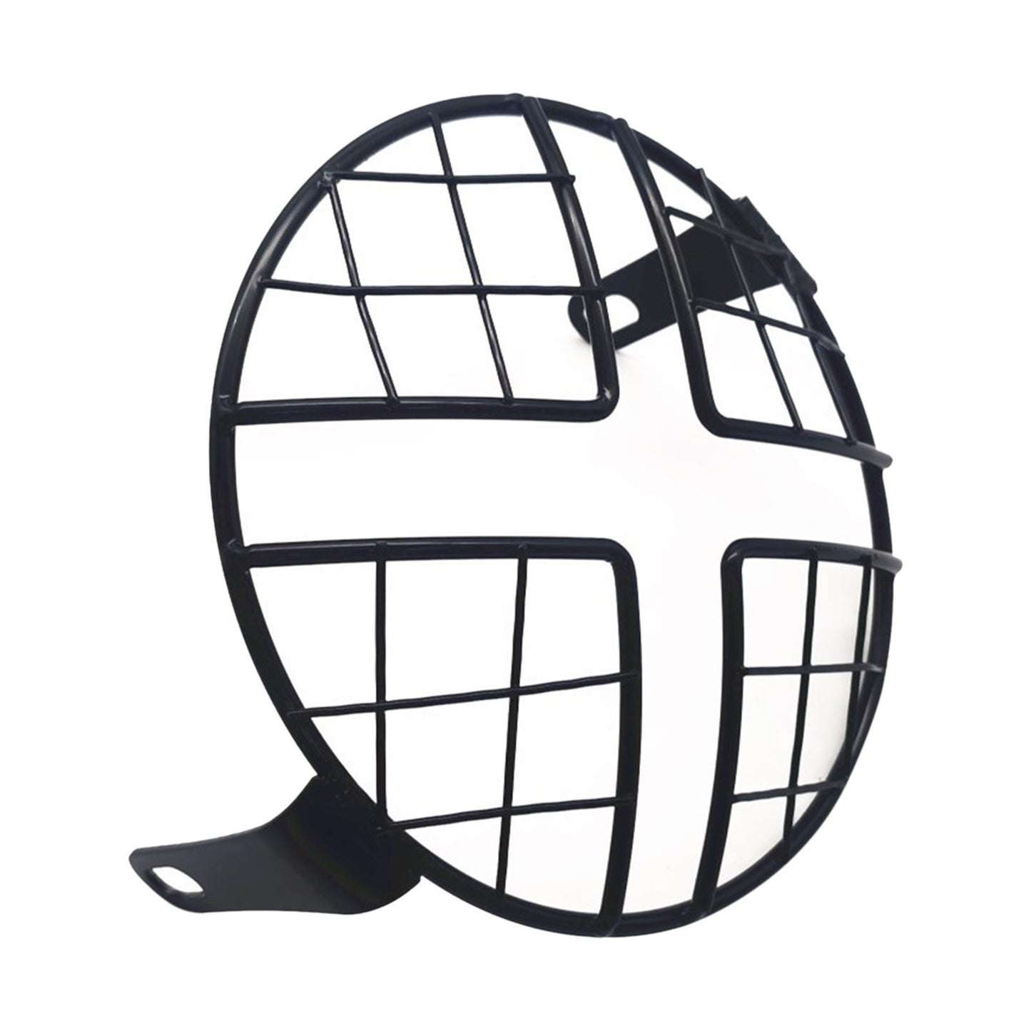 Tampa do farol de 6,5" em tela de malha de proteção para moto, grade de malha para lâmpada frontal, protetor para Café Racer, Cruiser, Tampa de Farol