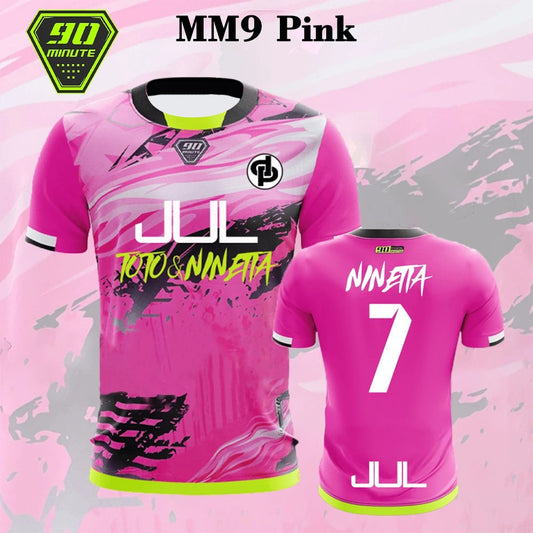 Jersey 90 Minute Mm9 Men's Street Wear 3d Printed Quick Drying Breathable T-shirt Children's 3d Round Neck Short Sleeve Top