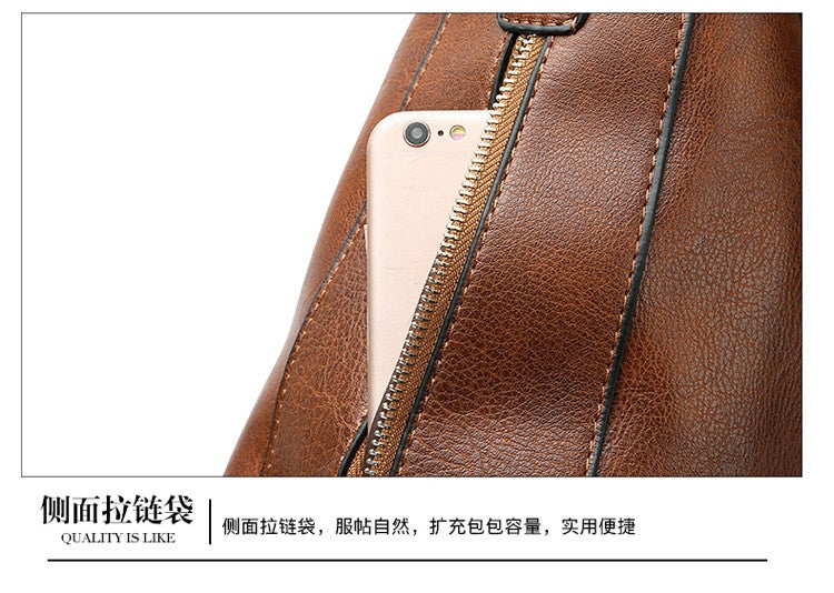 New women's handbag, single shoulder crossbody bag, PU women's tote bag, large capacity women's bag