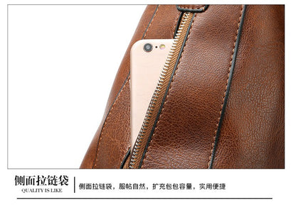 New women's handbag, single shoulder crossbody bag, PU women's tote bag, large capacity women's bag