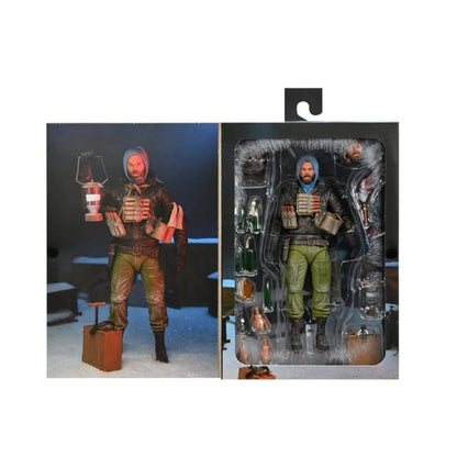?Pronta Entrega?NECA Original The Thing Ultimate MacReady Versão 3 Última Posição Boneco Articulado 7 Polegadas