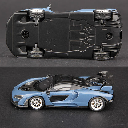 Massdi 1:64 McLaren Senna Modelo de Carro em Liga Minha Supercarro Veículo de Brinquedo Fundido