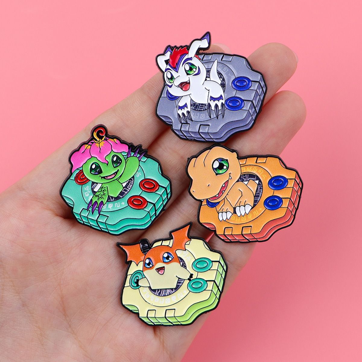 Anime Monster Enamel Pin Cartoon Badges on Backpack Brooches For Women Hat Lapel Pins Cosplay Accessories Toys Gifts