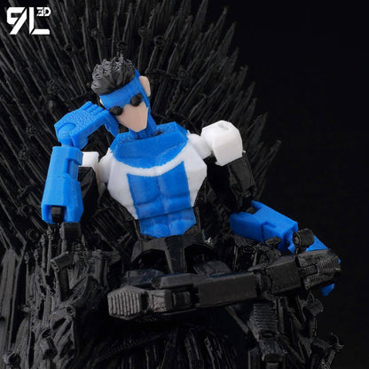 9L3D Sortudo 13 Invencível Menino Conquistador? Boneco de Ação Omni Impresso em 3D Modelo de Anime Articulado Colecionável Brinquedo Presente Fã
