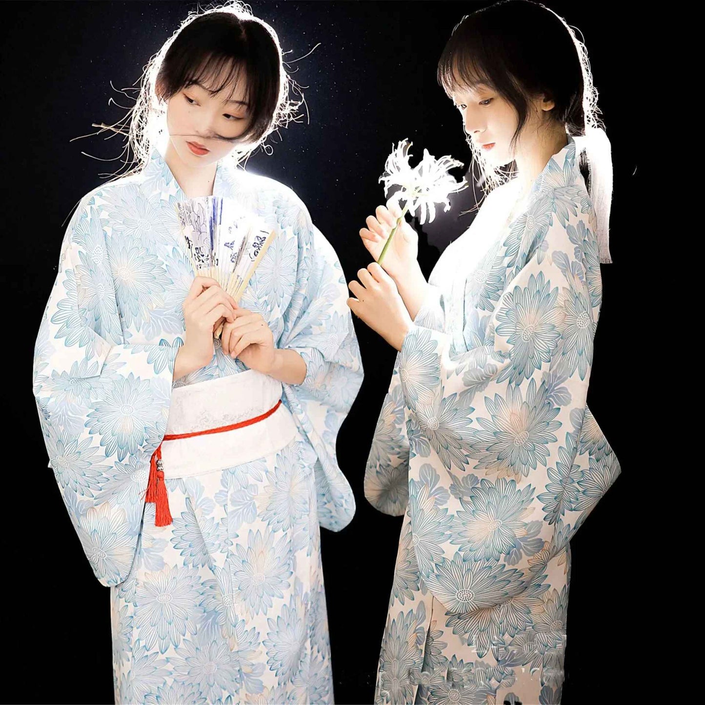 Fashion Photography Clothes Party Dress Japanese Kimono Cosplay Yukata Women Clothing Traditional Ethnic Style Streetwear Stage