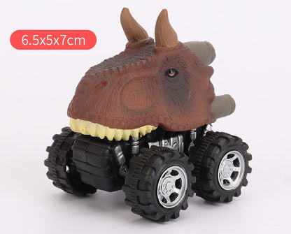 Brinquedos de Dinossauro Carrinhos de Fricção Mini Caminhão Monstro Conjunto de Brinquedos para Crianças Meninos e Meninas Presentes