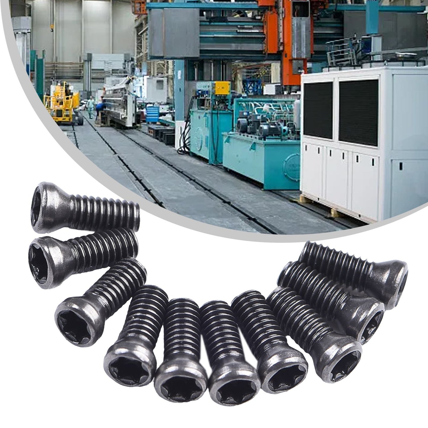 10 Peças Parafusos Torx M2.5 M3.5 Para Substituir Pastilhas de Metal Duro Ferramentas de Torno CNC Oficina Ferramentas Manuais Suprimentos