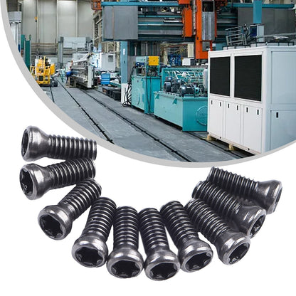 10 Peças Parafusos Torx M2.5 M3.5 Para Substituir Pastilhas de Metal Duro Ferramentas de Torno CNC Oficina Ferramentas Manuais Suprimentos