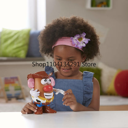 Coleção Original Disney Toy Story 4 Mr. Potato Head Mini Kit de Quatro Bonecos de Ação de Cinco Peças para Crianças Presente