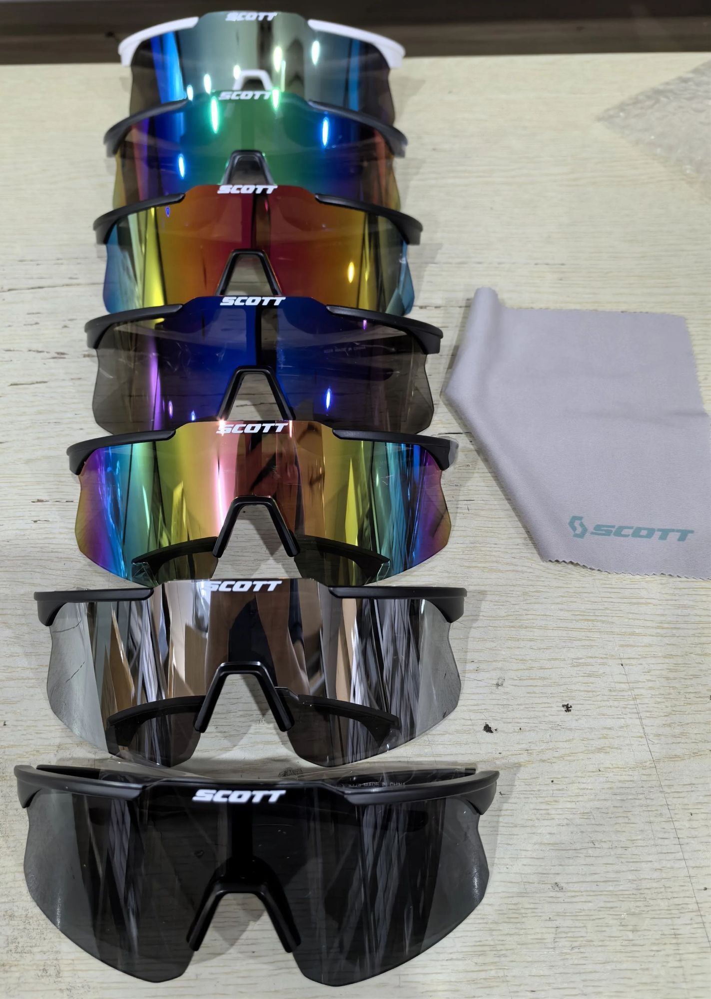 Men's and women's outdoor sports cycling glasses, UV400 protection, cycling, driving, travel sunglasses in 7 colors