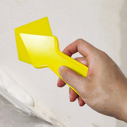 2 Peças Raspador de Canto de Drywall Pá de Estuque Espátula de Canto Interno de Plástico para Ferramentas de Construção de Rejunte de Azulejo de Parede de Piso