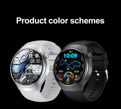 Smartwatch Esportivo Watch 4 Pro Masculino Tela AMOLED HD 360*360 Frequência Cardíaca Chamada Bluetooth IP68 À Prova D'água Música Novo SmartWatch 2025