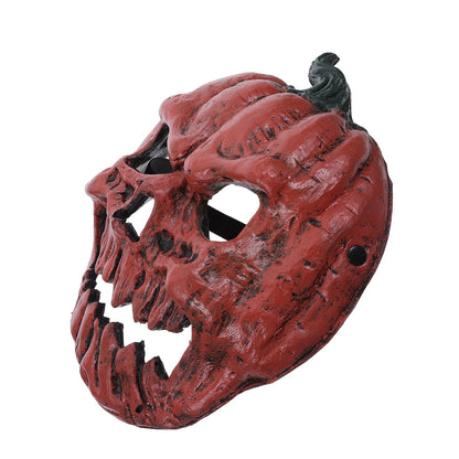 Halloween Pumpkin Mask for Face Realistic Costume Party Mask Scary Horror Pumpkin Dress-Up Face Masquerade Cover for Carnival