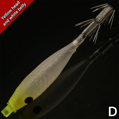 Isca Artificial de Lula com Anzol, 8cm 4g, Plástico Macio, para Pesca em Água Salgada