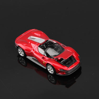 Bburago 1:64 Ferrari Daytona SP3 812 Competizione Carro Modelo Liga Miniatura Veículos Fundidos Brinquedo Coleção de Presente