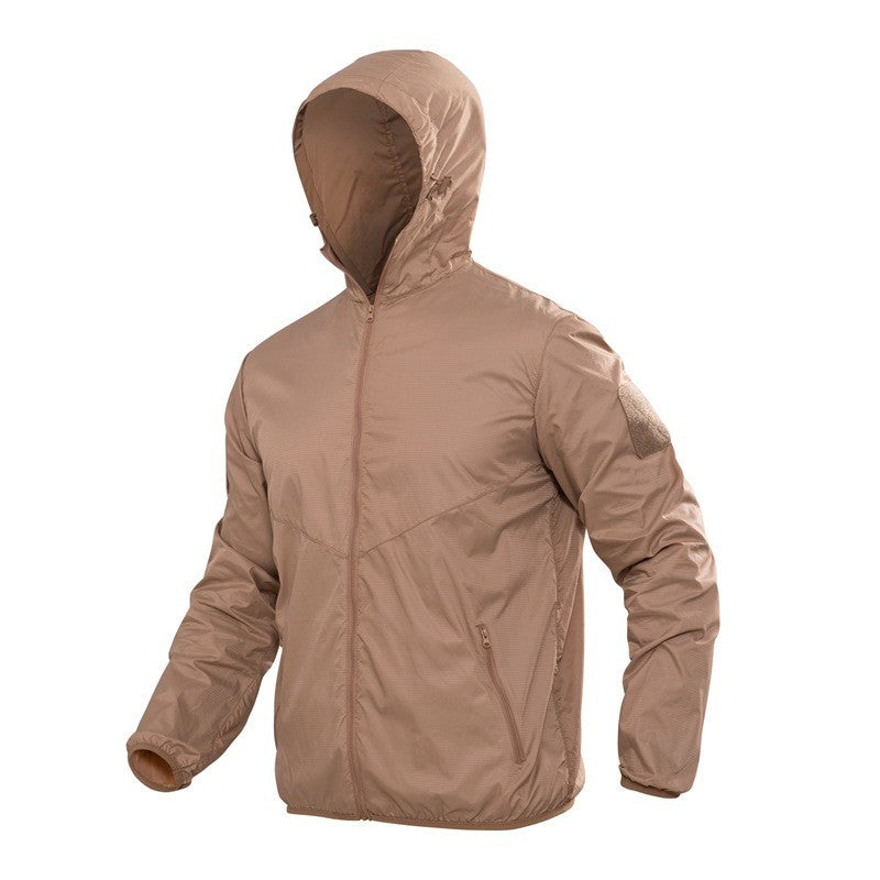 2025 New Thin Army Military Jackets Lightweight Quick Dry Windbreaker Jacket Summer Waterproof Tactical Skin Jacket Raincoat Men