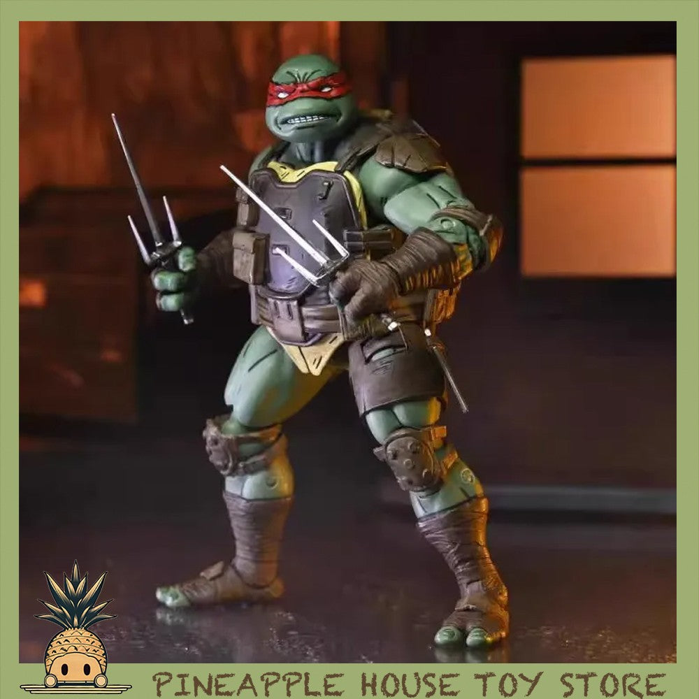 18CM NECA 54317 The Last Ronin Rafael Boneco Anime 7 Polegadas Figura de Ação Modelo PVC Decoração Brinquedo Presente